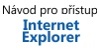 N�vod pro p��stup pro Internet Explorer